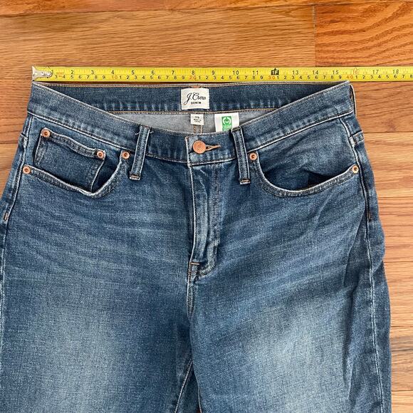 J. Crew Slim Boyfriend Jeans Womens 29 Blue Casual Denim Basic Simple Minimalist - Picture 5 of 8